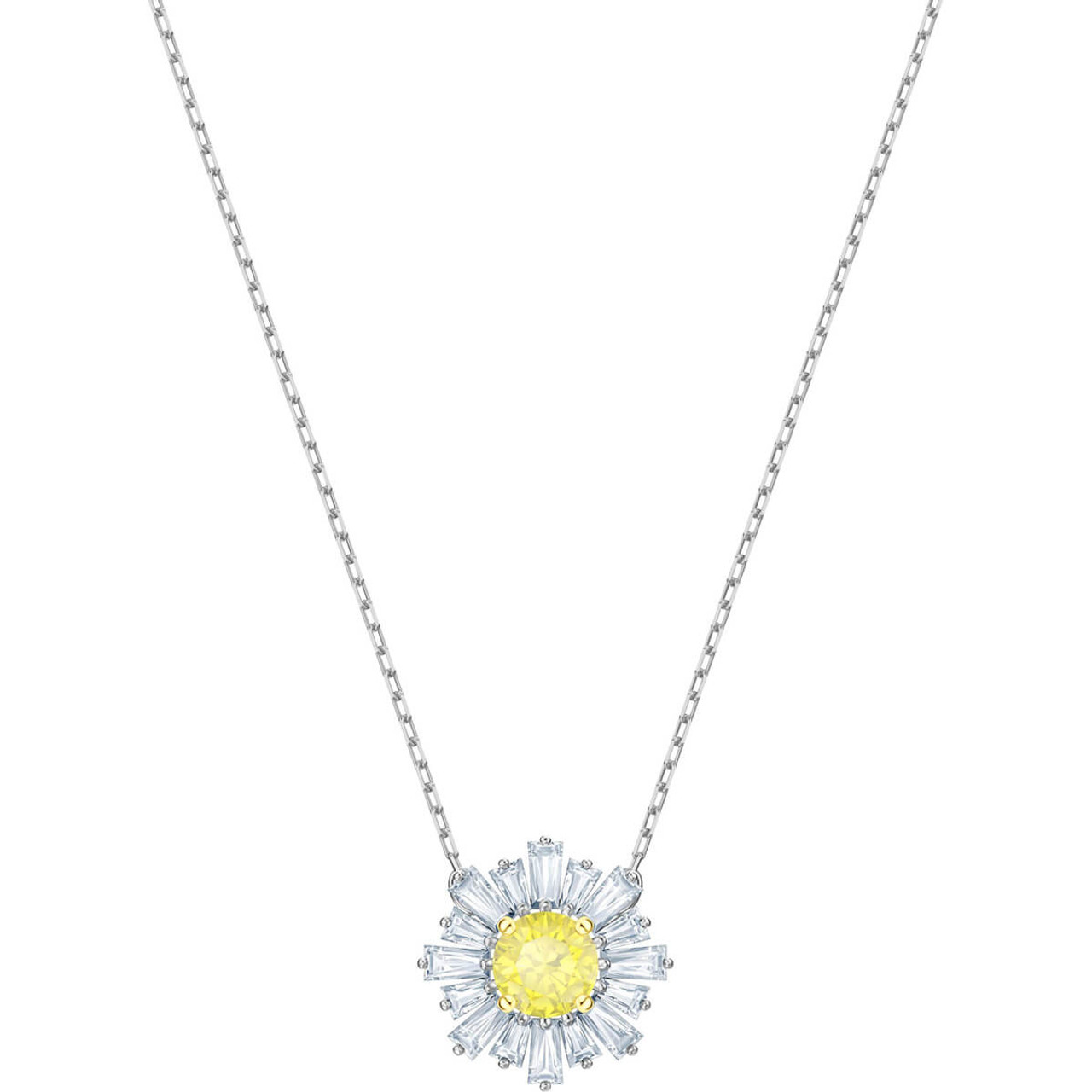 yellow crystal necklace