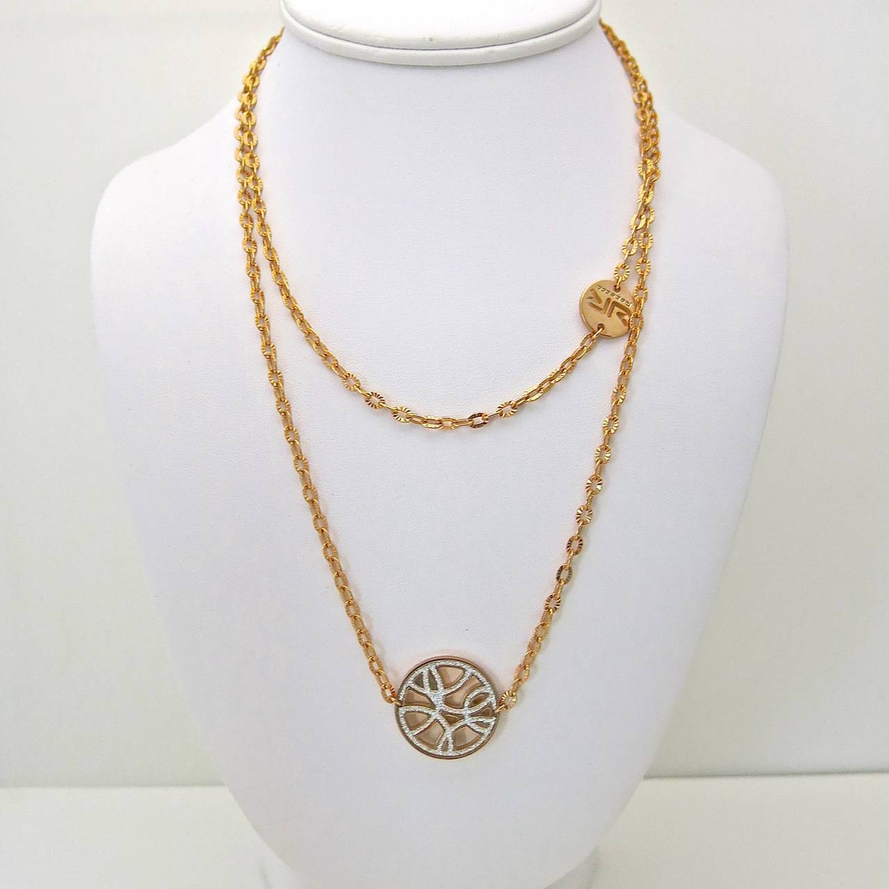 Rebecca 18K Rose Gold Long Necklace 