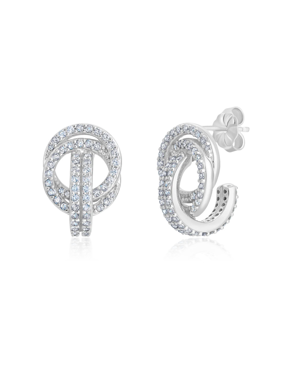 Crislu earrings clearance platinum plated