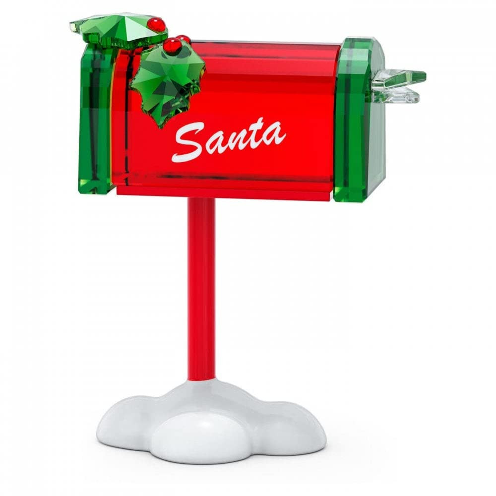 Swarovski Holiday Cheers Santa's Mailbox Crystal Figurine