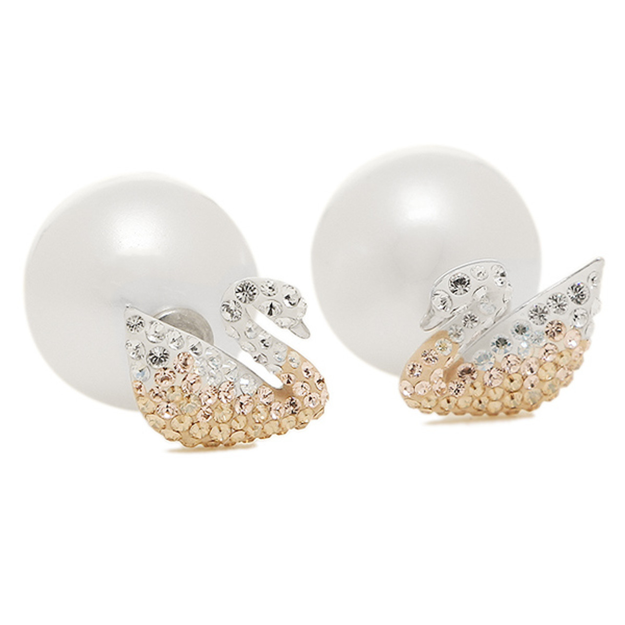 Swarovski Iconic Swan Stud Earrings