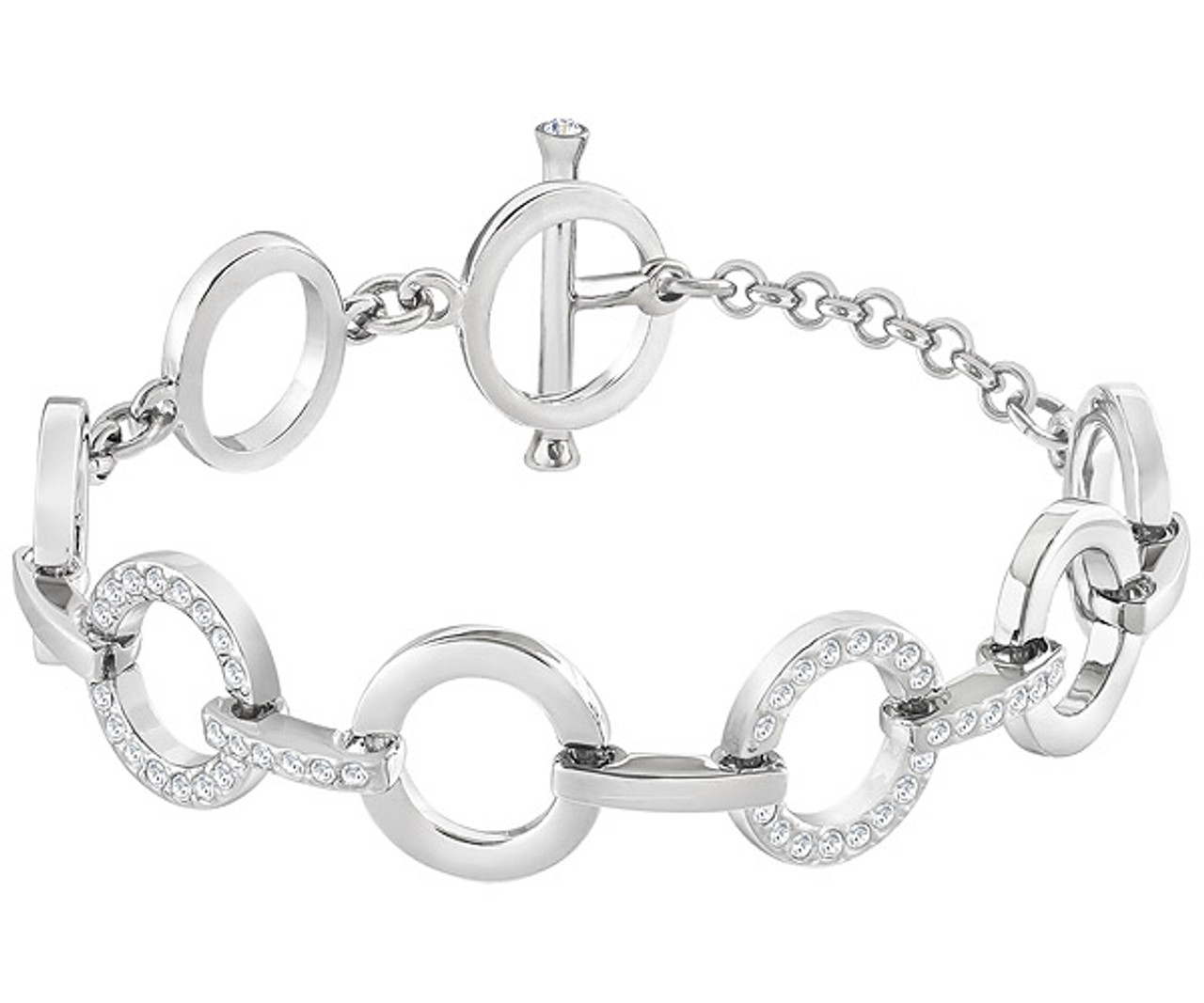 スワロフスキーSwarovskiスレイク Bracelet 1179236 Swarovski Crystal SLAKE BRACELET, Gray -1179236 – Zhannel