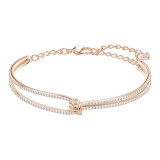 Swarovski Lifelong Bangle in Rose Gold