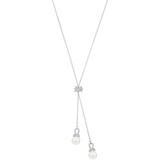 Swarovski Originally White Pearl Y-Necklace 