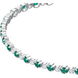 Swarovski Trilogy Subtle Bracelet, Green