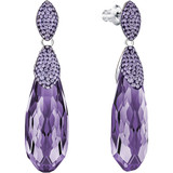 Swarovski Height Pierced Earrings,  Purple