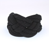  Adami & Martucci Black Mesh Twisted Bracelet