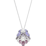 Swarovski Gaelle Pendant, Pink and Purple