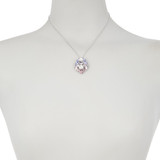 Swarovski Gaelle Pendant, Pink and Purple