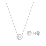 Swarovski Sparkling Flower Set, Rhodium