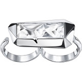 Swarovski Reverse Double Ring, by Jean Paul Gaultier for Atelier Swarovski 