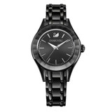 Swarovski Women's Alegria Black Plated Metal Bracelet Watch