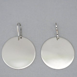 Rebecca Circle Earrings from Infinity Collection in Stainless Steel