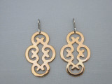 Hook Earrings from Louis XIV Collection In Rose Gold Plated Bronze