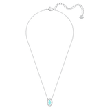 Swarovski Sparkling Dance Mint Crystal Pendant in Rhodium