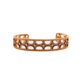 Rebecca Filigree Bangle with Diamond Dust in Rose Gold 