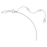 Swarovski Gema Flower Necklace in Rhodium