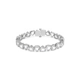 Swarovski Millenia Triangle Crystals Bracelet in Rhodium