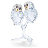 Swarovski Owl Couple Crystal Figurine