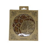 Baltic Amber Tree of Life Wall Hanging Magnetic Wooden Ornament and Protection Symbol