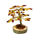 Baltic Amber Tree Wire Bonsai Natural Stone Decor