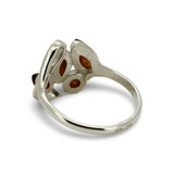 Baltic Amber  - Multi Stone Cognac Amber Abstract Statement Ring