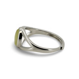 Baltic Amber - Butterscotch Amber Minimalist Adjustable Ring