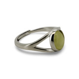Baltic Amber - Butterscotch Amber Minimalist Adjustable Ring