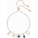 Swarovski Evil Eye Duo Charm  Bracelet