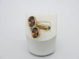 Rebecca Two-Stone Rose Gold Ring