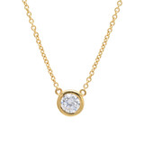 Crislu Precious Yellow Gold Pendant