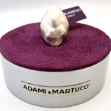 Adami and Martucci Matte Silver Ring 