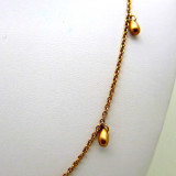 Adami and Martucci  Classic Rose-Gold Chain with Small Drops