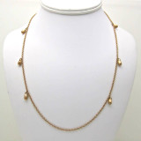 Adami and Martucci  Classic Rose-Gold Chain with Small Drops