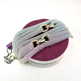 Adami and Martucci Silver Mesh Bracelet with Silver Links