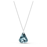 Swarovski Generation Blue Crystals Pendant in Rhodium