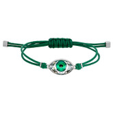 Swarovski Power Collection Green Evil Eye Bracelet