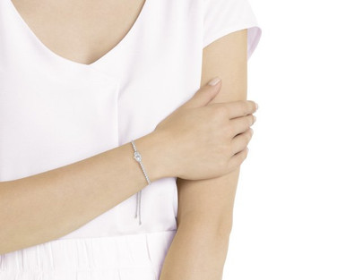 Swarovski Trilogy Subtle Bracelet, Blue