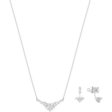 Swarovski Lady Set with White Crystals