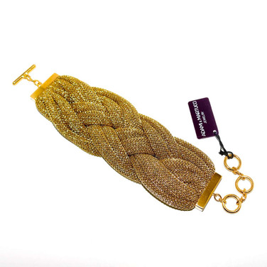 Adami & Martucci Gold Mesh Twisted Bracelet