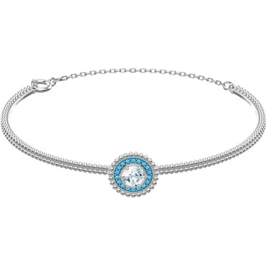 Swarovski Oxygen Collection Rhodium Bangle 