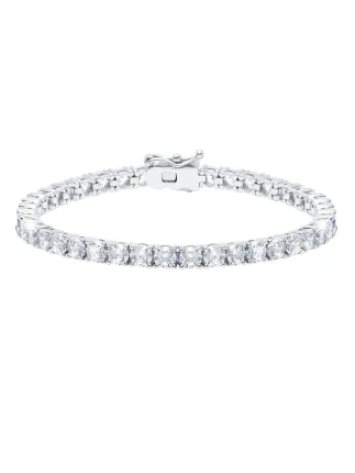 Crislu Large Round Stone Tennis Bracelet - 7.5 inches