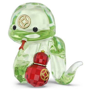 Swarovski Asian Symbols Cute Snake Crystal Figurine