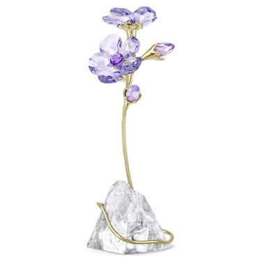 Swarovski Florere Rozanne Geranium Crystal Figurine