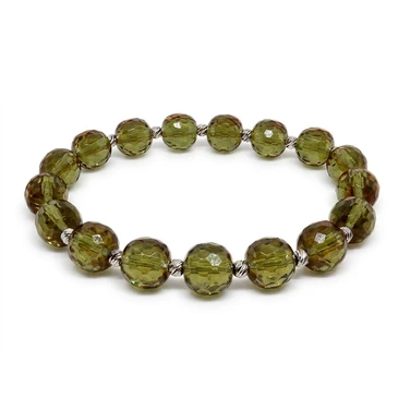 Zultanite Color Changing Round Balls Stretch Bracelet 