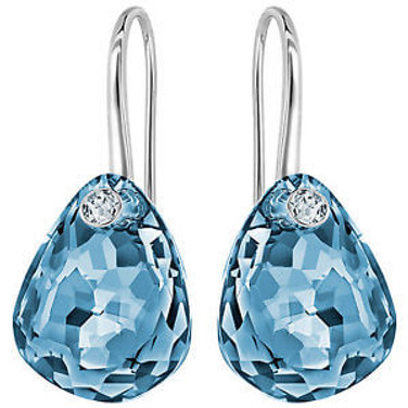 Swarovski Parallele Blue Earrings