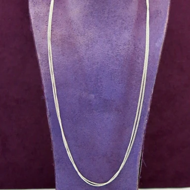 Adami and Martucci Classic Silver Double Chain 