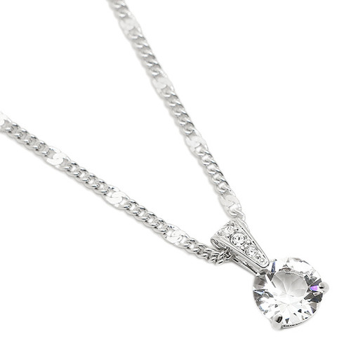 Swarovski Solitaire White Crystal Pendant