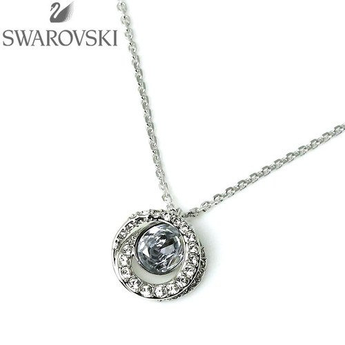 Swarovski Generation Blue Crystals Pendant in Rhodium