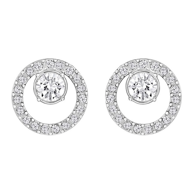 Swarovski Creativity Small Circles Stud Earrings 